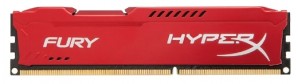 Память DDR III 08Gb Kingston 1866MHz HyperX FURY Red Series CL10 [HX318C10FR/8] фото №864