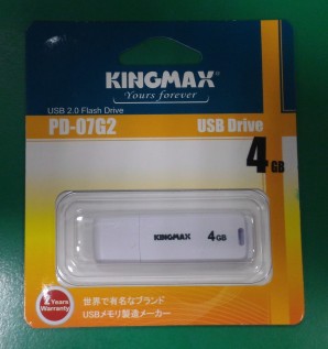 Память Flash USB 04 Gb Kingmax PD-07 White фото №953