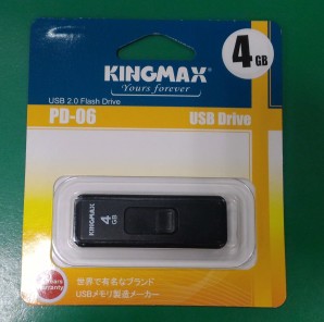 Память Flash USB 04 Gb Kingmax PD-06 Black фото №964