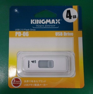 Память Flash USB 04 Gb Kingmax PD-06 White фото №966