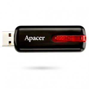Память Flash USB 04 Gb Apacer AH326 Black фото №972