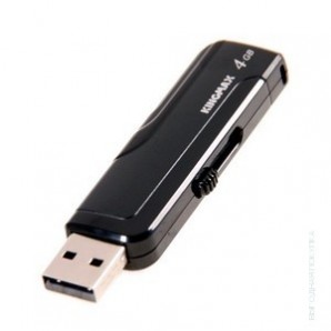 Память Flash USB 04 Gb Kingmax PD-02 Black фото №1000