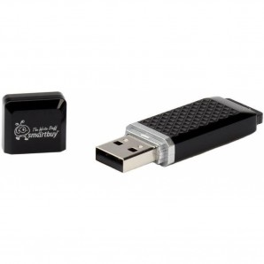 Память Flash USB 08 Gb Smart Buy Quartz series Black фото №1237