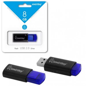 Память Flash USB 08 Gb Smart Buy Click Blue фото №1291
