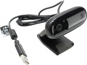 Веб-камера Logitech WebCam C170, 960-000760, USB2.0, 1.3Mpix, встр. микрофон, черный фото №1292