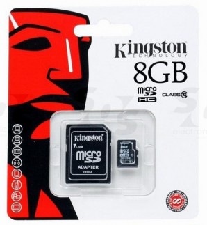 Память MicroSDHC 008Gb Kingston class 10 UHS-I с адаптером (SDC10/8GB) фото №1342
