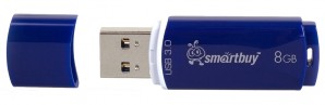 Память Flash USB 08 Gb Smart Buy Crown Blue USB 3.0 фото №1401