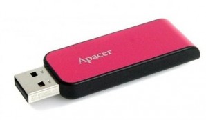 Память Flash USB 08 GB Apacer AH334 Pink фото №1437