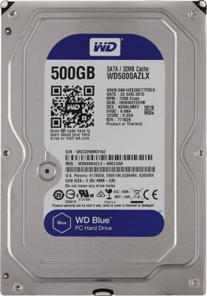 Жёсткий диск WD 500Gb WD5000AZLX 32Mb SATA III Caviar Blue фото №1567