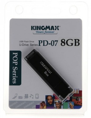 Память Flash USB 08 Gb Kingmax PD-07 Black фото №1589