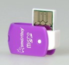 Устройство чтения карт памяти Smartbuy (SBR-706-F) MicroSD фиолетовый фото №1623