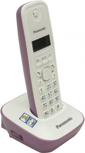 Телефон беспроводной Panasonic KX-TG1611RUF (фиолетовый) фото №1941