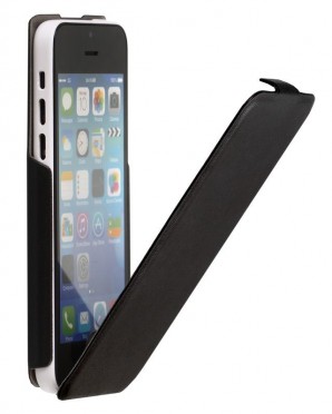 Чехол для телефона Apple флип-кейс Smartbuy Ultraslim для iPhone 5C, Plain, черный (SBC-USPlainiP5C-K) фото №2078