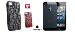 Противоударный чехол для iPhone 5/5S, реактивная защита (RPT ™), красный/черный, G-Form фото №2106