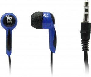 Наушники Defender Basic 604 Blue Для MP3, кабель 1,1 м фото №2889