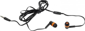 Гарнитура Defender Pulse 420 черный + оранжевый, вставки фото №2896