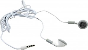 Гарнитура SmartBuy EZ-MOVE, микрофон, кабель 1.5м, разъем 3.5мм, белая (SBH-8000) фото №2924