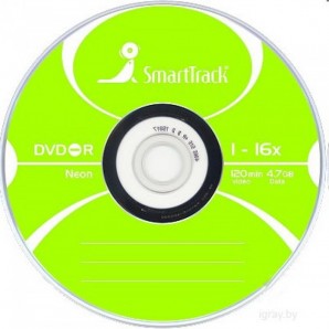 Диск DVD-R ST 4,7GB 16x Neon 6 color x SP-100/600/ фото №3158