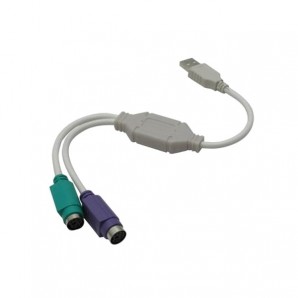 Кабель-адаптер USB A->2xPS/2 (адаптер для подключения PS/2 клавиатуры и мыши к USB порту) Aopen фото №3623