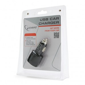 Адаптер питания MP3A-UC-CAR6 12V-5V 2-USB 2A, черный фото №3636