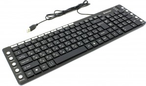 Клавиатура Defender OfficeMate MM-810 USB B(Черн) 105+20кн фото №3993