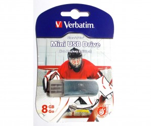 Память Flash USB 08 Gb Verbatim Mini Graffiti Edition Hockey фото №4014