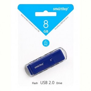 Память Flash USB 08 Gb Smart Buy Dock Blue фото №4116