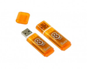 Память Flash USB 08 Gb Smart Buy Glossy series Orange фото №4127