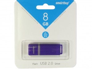 Память Flash USB 08 Gb Smart Buy Quartz series Violet фото №4142