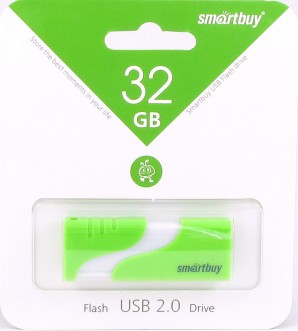 Память Flash USB 32 Gb Smart Buy Hatch Green фото №4559