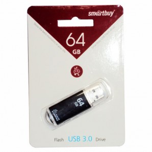 Память Flash USB 64 Gb Smart Buy V-Cut Black USB 3.0 фото №4566