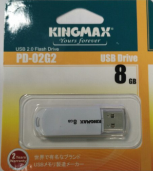 Память Flash USB 08 Gb Kingmax PD-02 White фото №4744