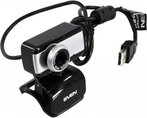 Веб-камера SVEN IC-320 0.30 млн пикс., 640x480, USB 2.0, ручная фокусировка, встроенный микрофон, крепление на мониторе фото №4803