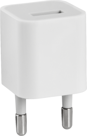 Адаптер питания DEFENDER EPA-01 — 1 порт USB, 5V/1A, PB фото №4938