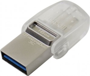 Память Flash USB 16 Gb Kingston microDuo 3C USB 3.0/3.1 type-С фото №4960