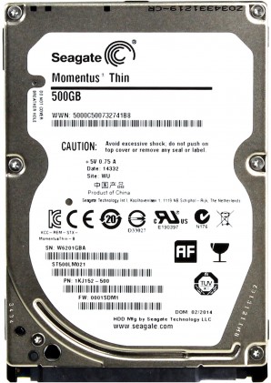 Жёсткий диск Seagate 500Gb ST500LM021 32Mb  7200 RPM SATA-III 7mm фото №4999