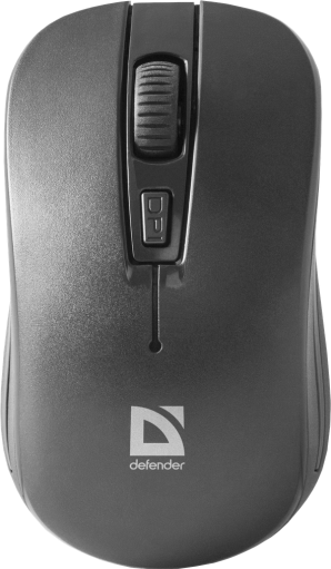 Мышь беспроводная Defender Datum MS-005 черный,3 кнопки,1200dpi фото №5174