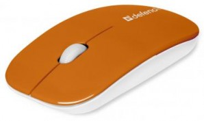 Мышь беспроводная Defender NetSprinter MM-545 оранжевый+белый,3 кнопки,1000 фото №5587