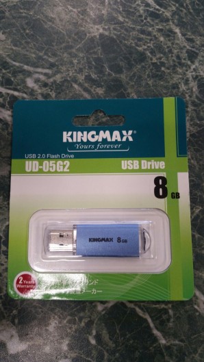 Память Flash USB 08 Gb Kingmax UD-05 Sky Blue фото №5726