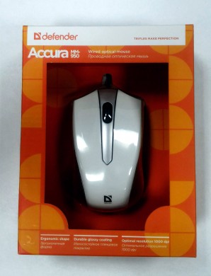 Мышь Defender MM-950 Accura серый USB,3 кнопки,1000dpi фото №5908