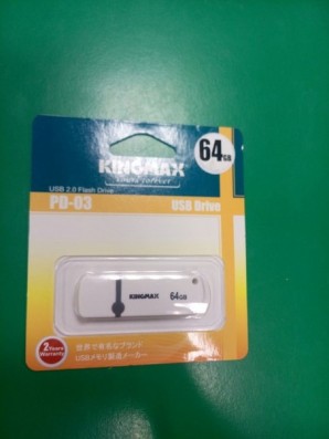 Память Flash USB 64 Gb Kingmax PD-03 White фото №6146