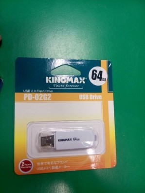 Память Flash USB 64 Gb Kingmax PD-02 White фото №6149