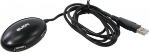 Разветвитель  SVEN HB-401 USB 2.0, 4 порта черный фото №6254