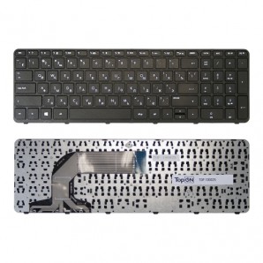 Клавиатура для ноутбука TOP-100025 HP Pavilion 17 Series. Черная, с рамкой. фото №6457