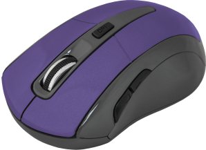 Мышь беспроводная Defender Accura MM-965 фиолетовый,6кнопок,800-1600dpi фото №6794