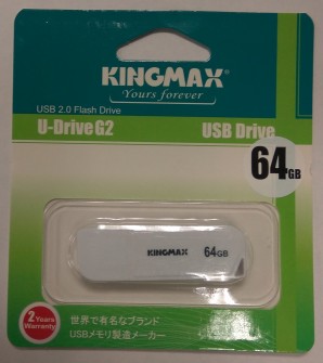 Память Flash USB 64 Gb Kingmax U-Drive White фото №6845