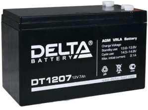Аккумулятор Delta DT 1207 12V7Ah фото №6915