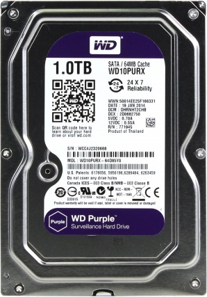 Жёсткий диск WD 1000Gb WD10PURX 64Mb SATA III Caviar Purple фото №7013