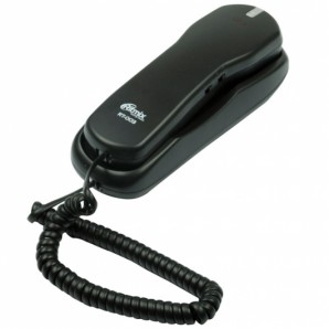Телефон проводной RITMIX RT-003 Черный без дисплея, черный, узкий, крупные кнопки, набор на трубке, 3 однокноп. 10 двухкнопочн. в памяти, пауза, сброс, повтор номера  (настольный/настенный) фото №7234