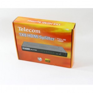 Разветвитель Telecom HDMI 1=>8 <TTS5030>, каскадируемый , 1.4v+3D фото №7239